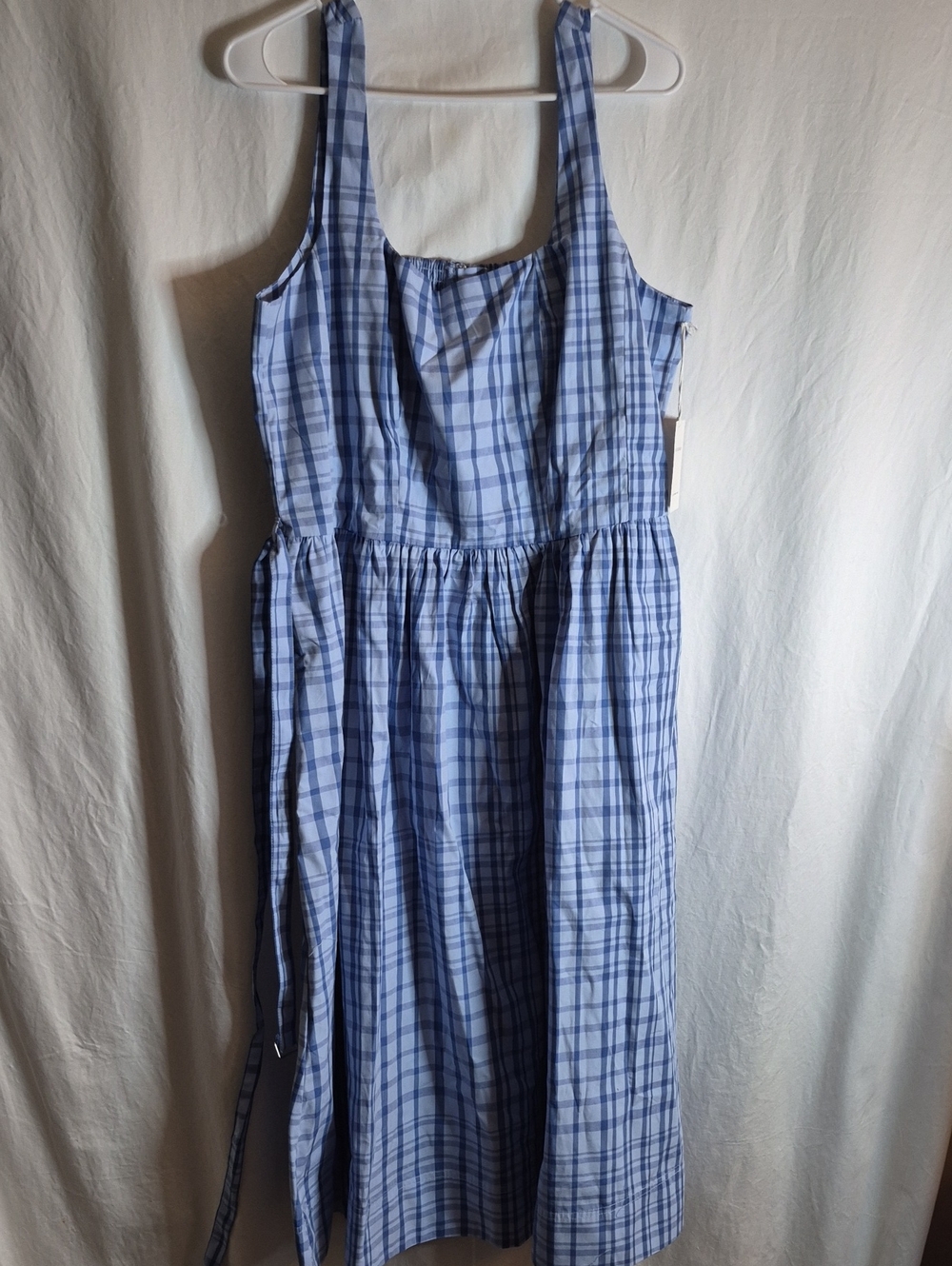 Women’s Blue Plaid Sundress